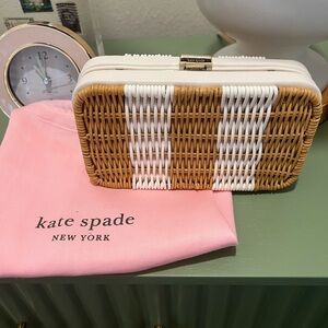 Kate Spade Wicker Clutch